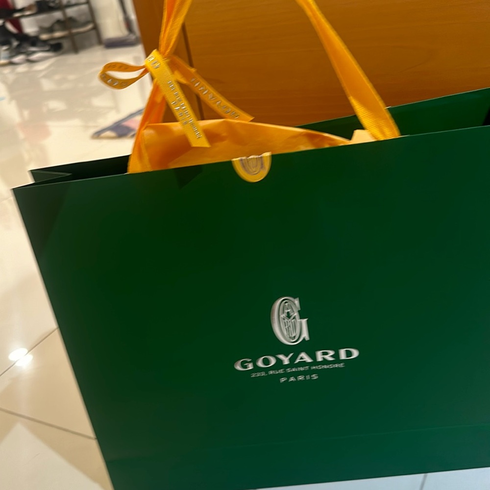 Goyard shopping bag